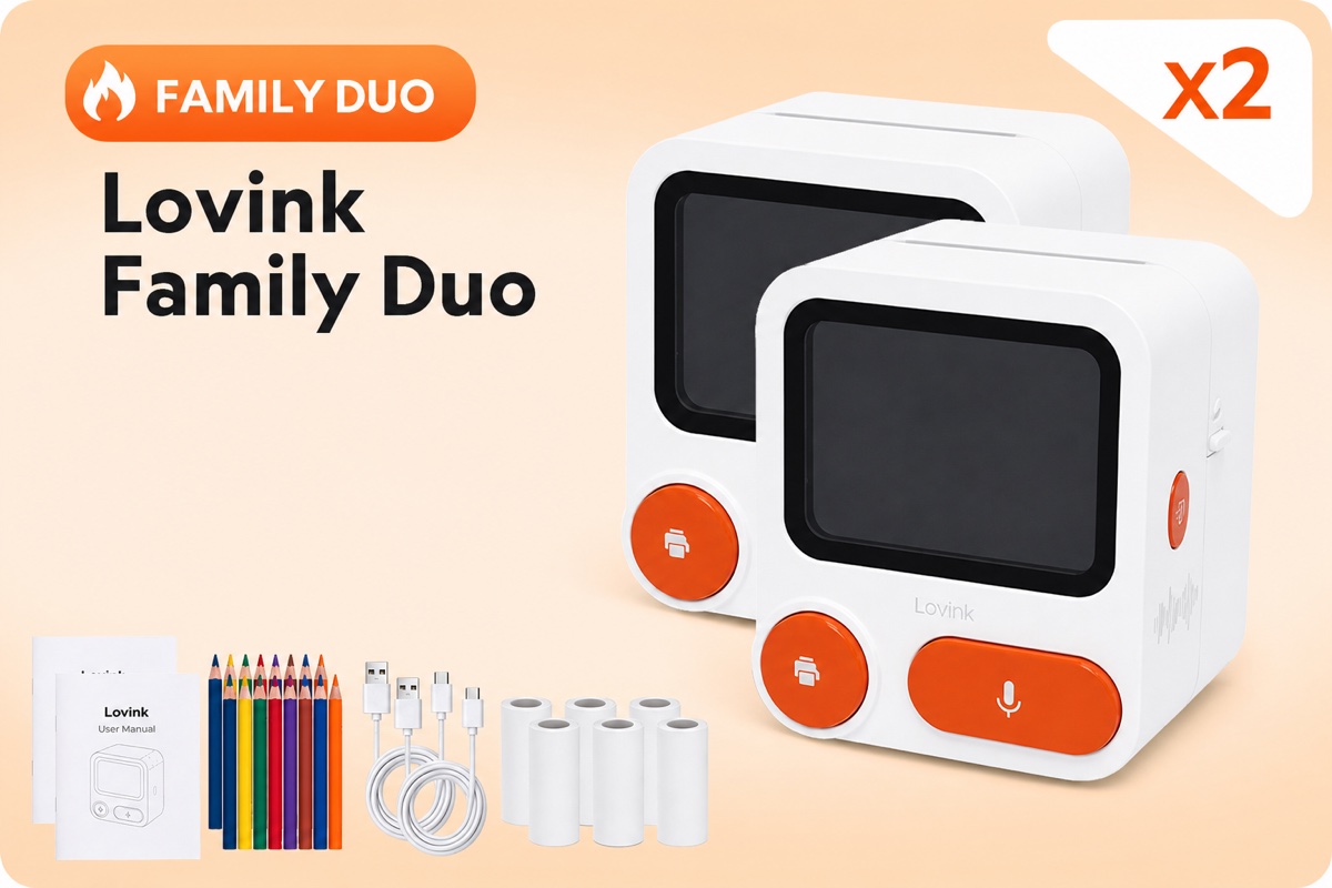 Lovink Family Duo preview with two printers and doubled starter accessories